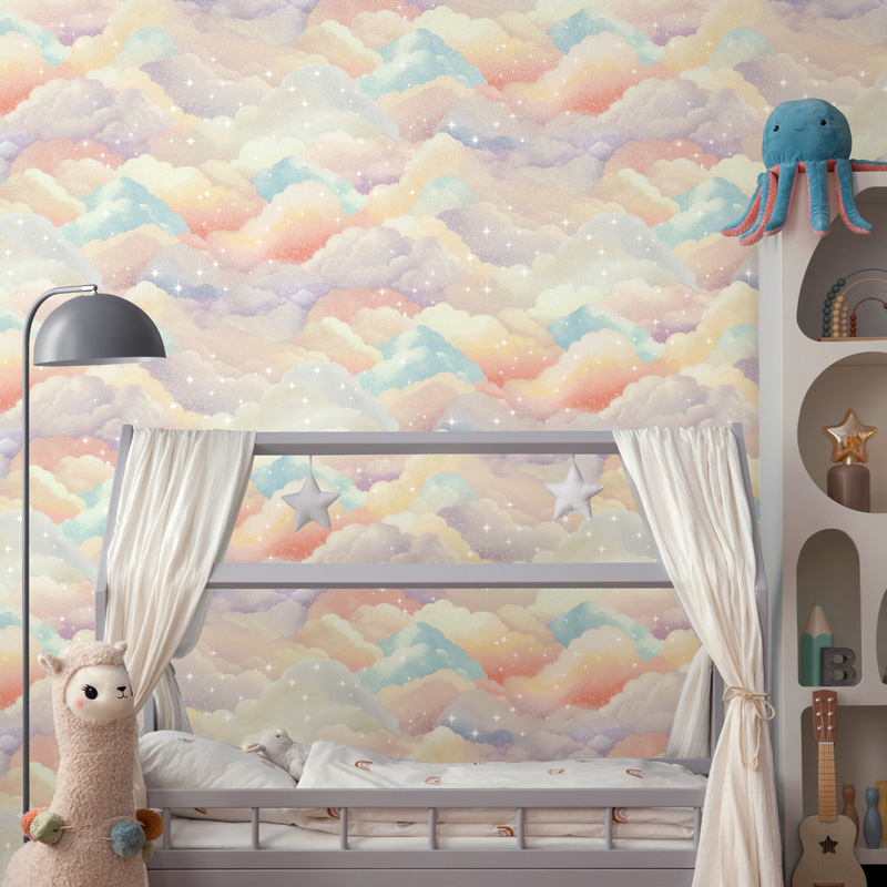 Papel pintado nubes